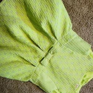 Textured neon pure sunshine blouse